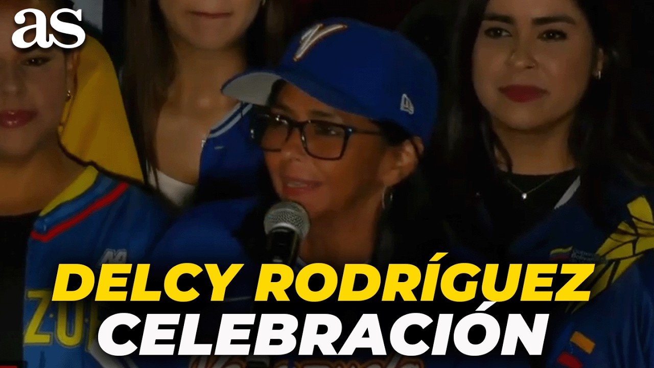 DISCURSO COMPLETO de DELCY RODRIGUEZ en la FIESTA DEL BEISBÓL de VENEZUELA: ¡CAMPEONES DEL MUNDO!