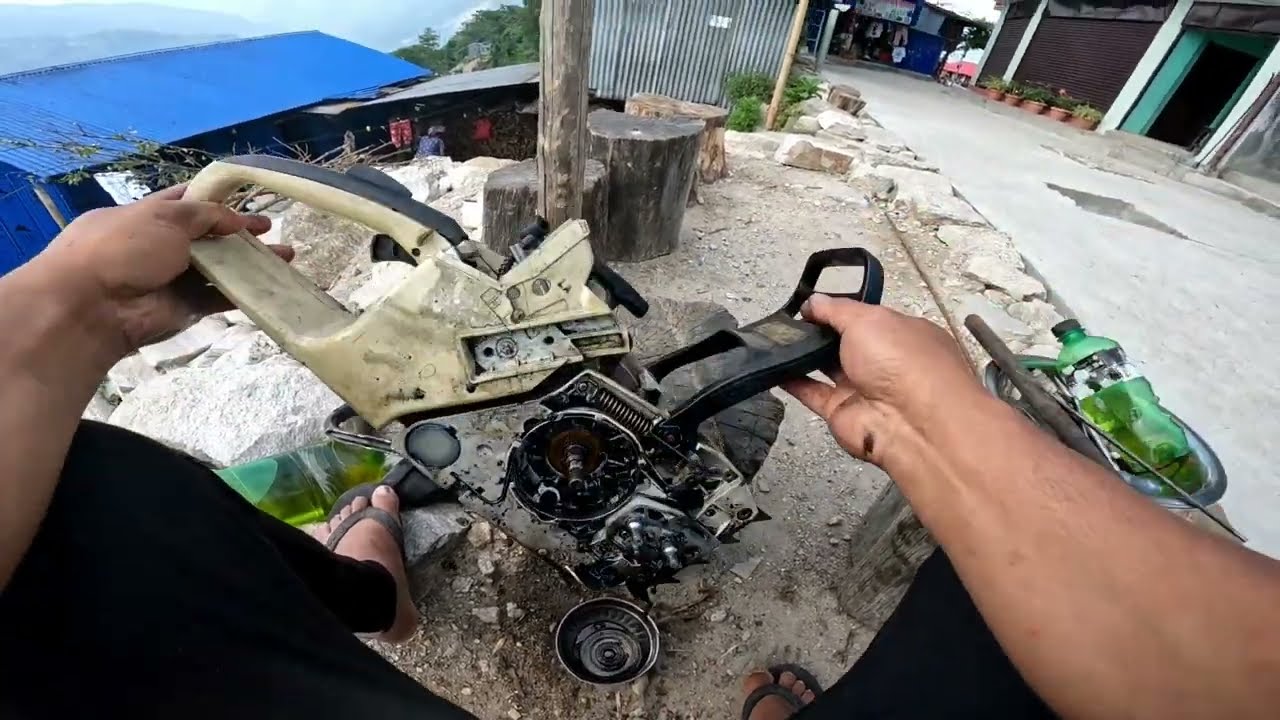 stihl chainsaw ms382, spoket open and mobil drum clean.100% guarantee, problem will be solved.