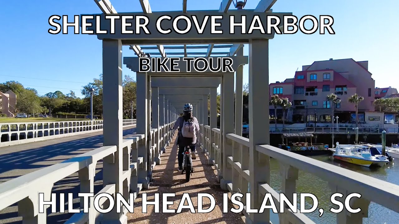 🌅🚴‍♂️ Bike Ride at Shelter Cove Harbour in 4K – Hilton Head Island, South Carolina’s Coastal Gem! 🌴