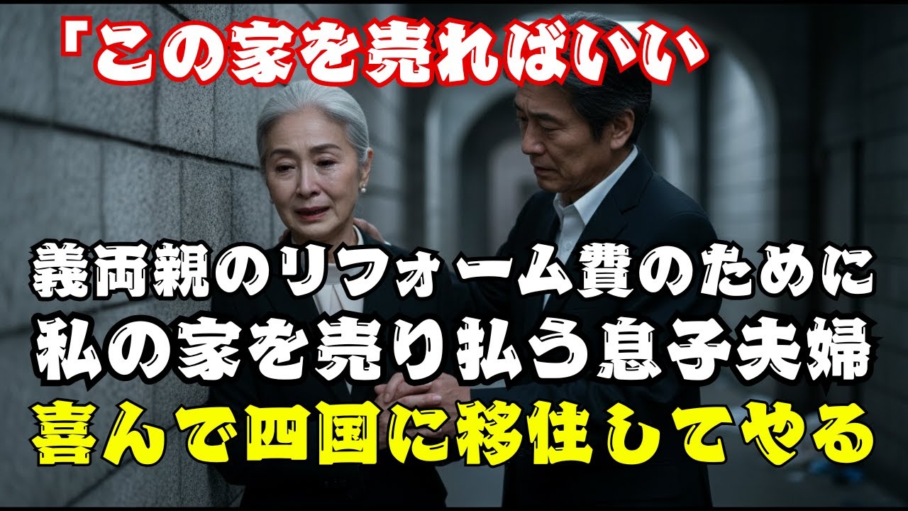 「義実家の建て替え代に、母さんの家を売れ！」強欲な息子夫婦に絶縁宣言。私が四国の豪邸で優雅な一人暮らしを始めた結果、彼らが青ざめた理由とは...？ 【60代以上の方へ】.