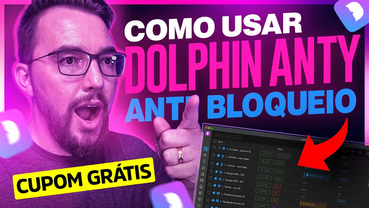 Contingência Face Ads: Como usar Dolphin Anty (Grátis) O fim dos Bloqueios