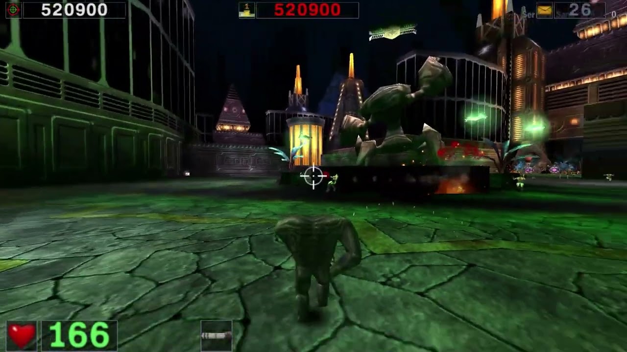 Serious Sam The Second Encounter - The Sequel -  Abyssal Metropolis (custom mod) - Playthrough