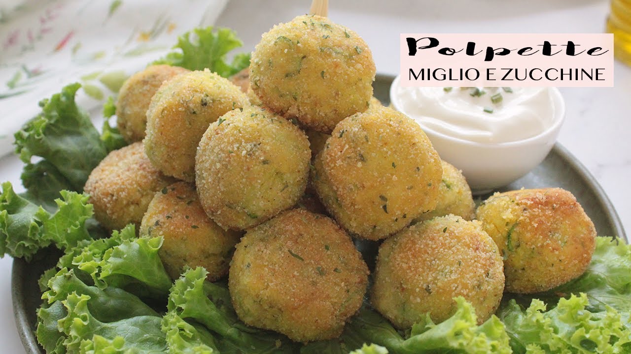 POLPETTE DI MIGLIO E ZUCCHINE | Senza glutine | Facili e gustose! | Veglife Channel