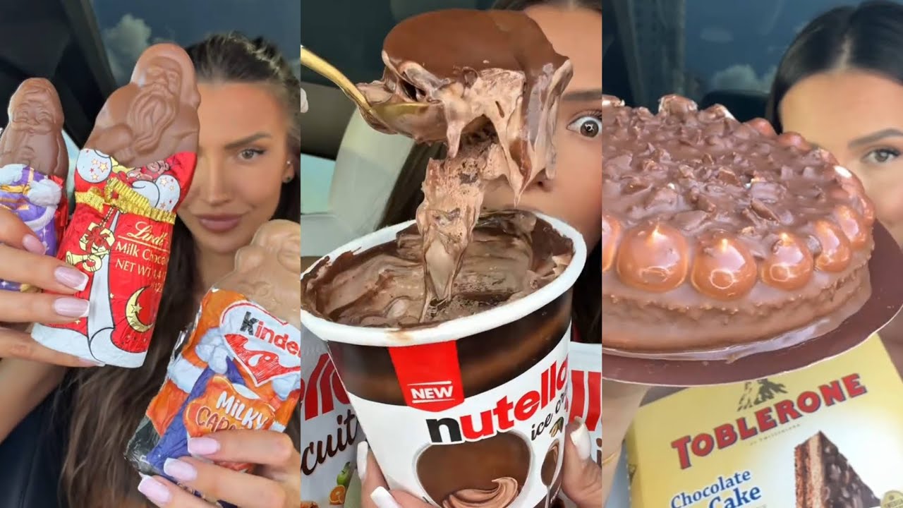 Have you seen the new Nutella ice cream?? This is wild Toblerone cake and ice cream 