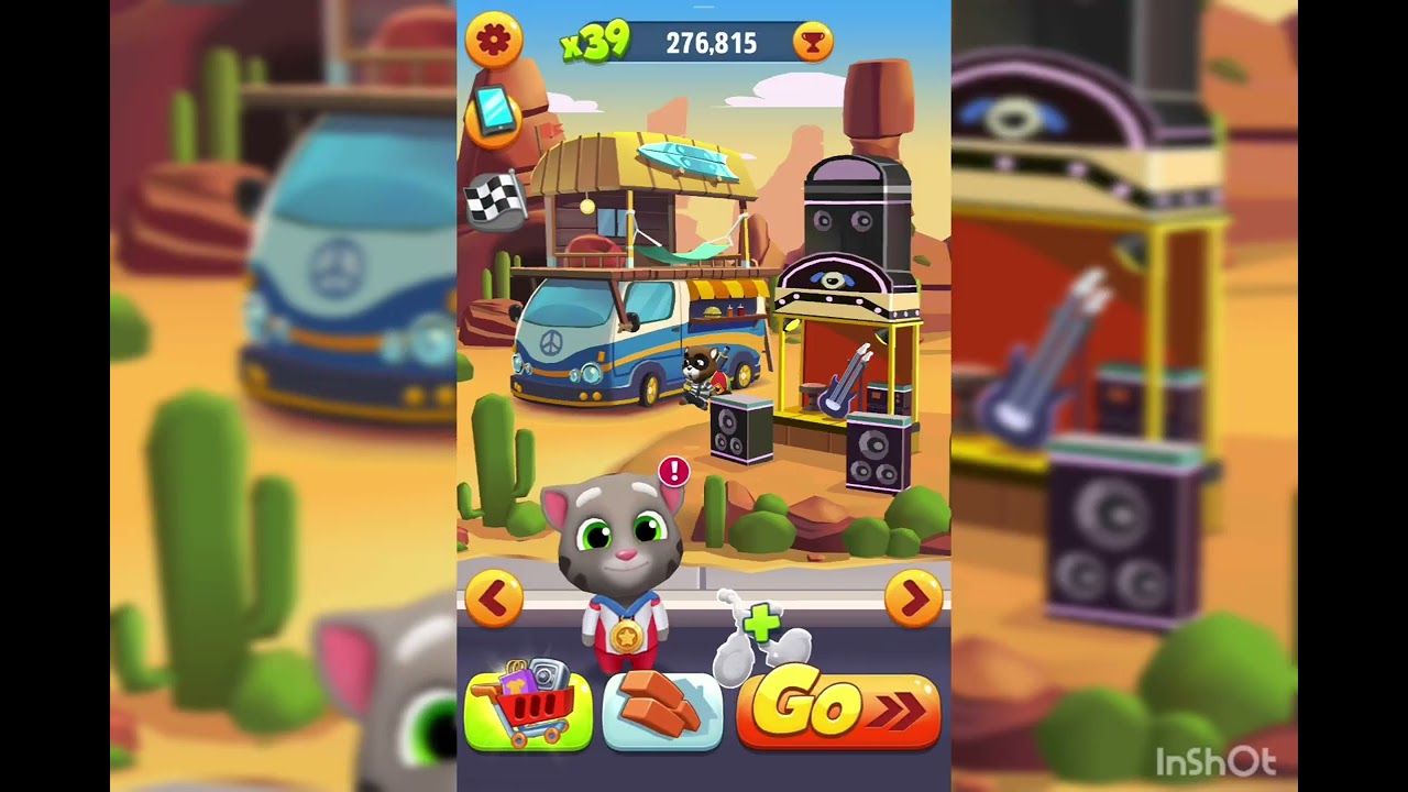 Talking Tom Gold Run #3: Ginger's Home!