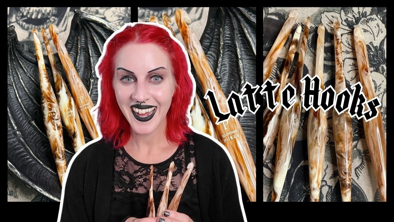 Unboxing New Latte Inspired Crochet Hooks ~ Furls Crochet