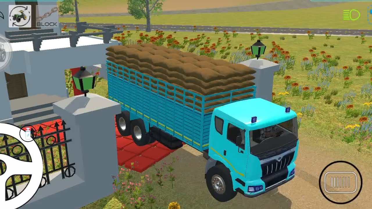 Driver Mahindra truck bori loding game video India car simulator game 🎮