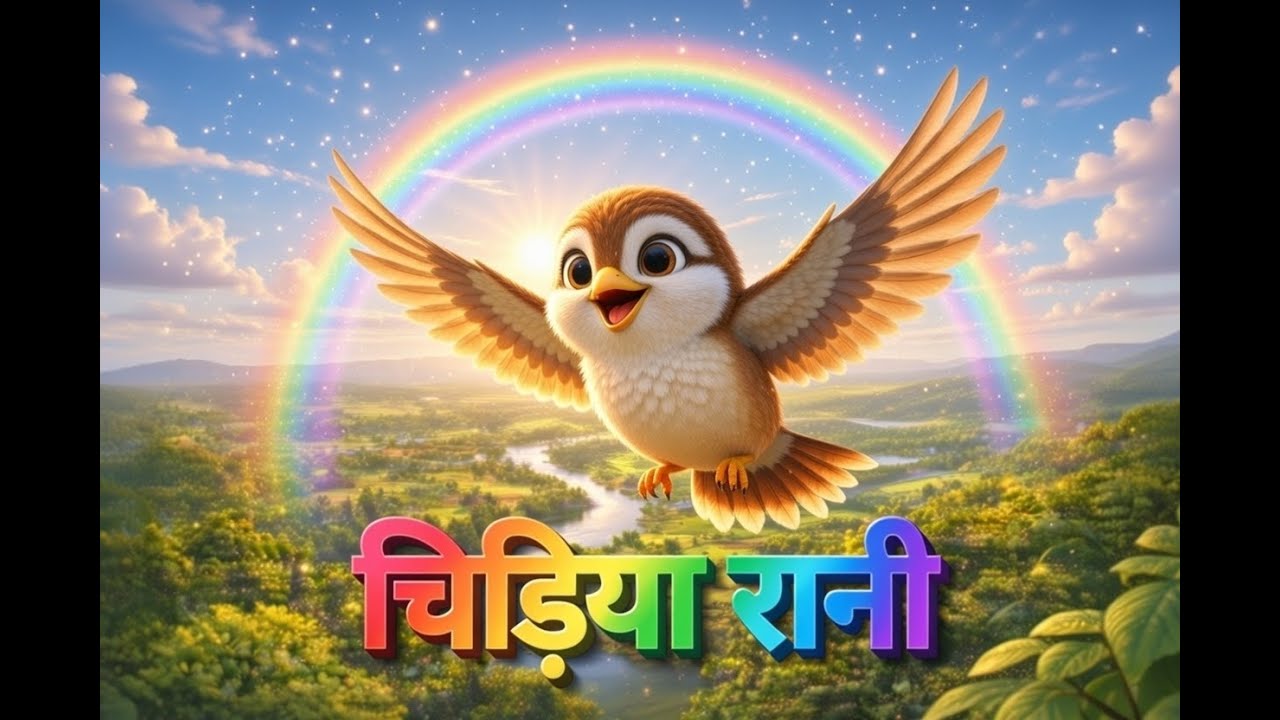 चिड़िया रानी | Chidiya Rani Hindi Rhyme | Nursery Rhymes for Kids | Kids Song Hindi