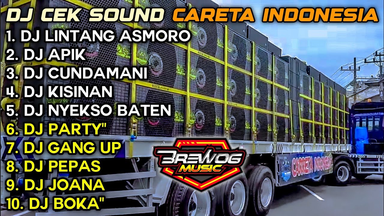DJ CEK SOUND CARETA INDONESIA‼️ DJ LINTANG ASMORO, APIK, CUNDAMANI - Spesial BP AUDIO ft AEROMAX 💨