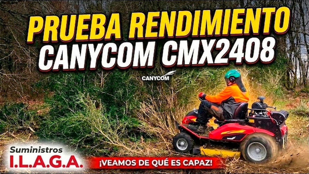 Desbrozadora Canycom CMX2408 | Rendimiento real en maleza densa (prueba de campo)
