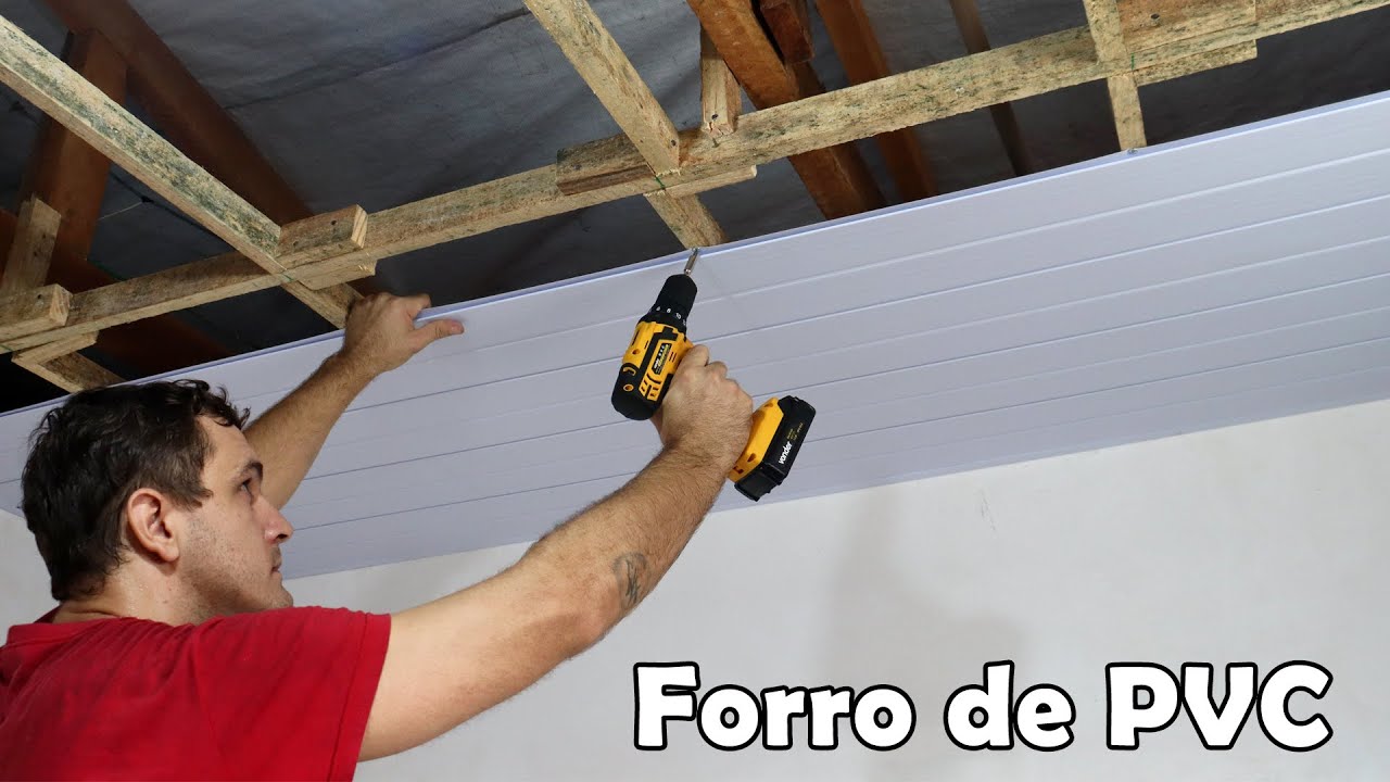 Veja como instalar Forro de PVC Fácil em Casa - Dicas do Fernando