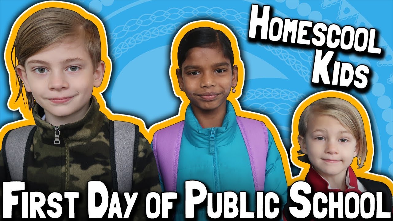 Homeschool Kids // First Day of Public School // Back to Elementary School