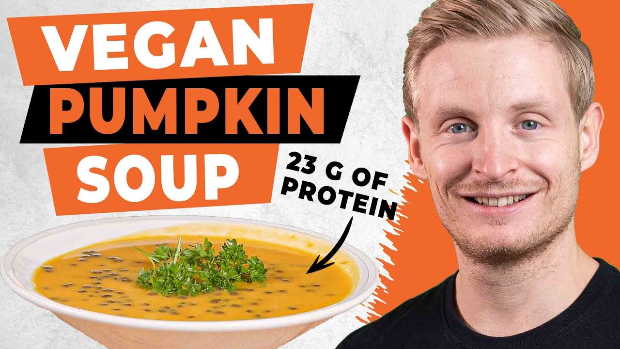 VEGAN PUMPKIN LENTIL SOUP - PERFECT AUTUMN WINTER SOUP