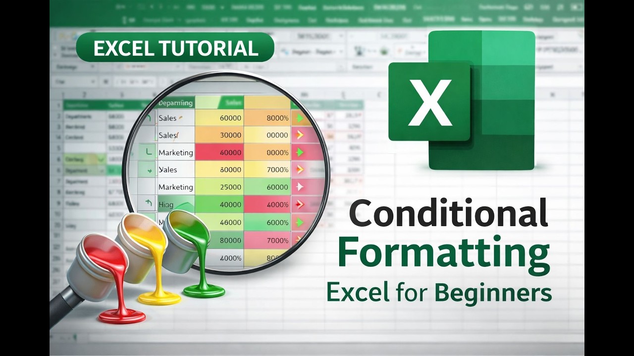 Excel Conditional Formatting Explained | Beginner to Advanced with Examples