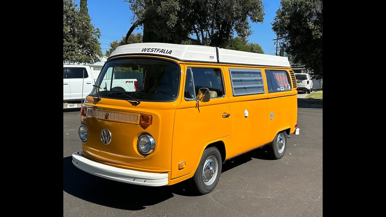 Автобус VW Westfalia 1975 года с двигателем Porsche 911 ROW 3.0, переделанный в