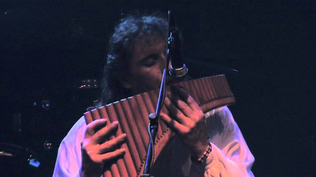 Frank Adamas, flute de Pan