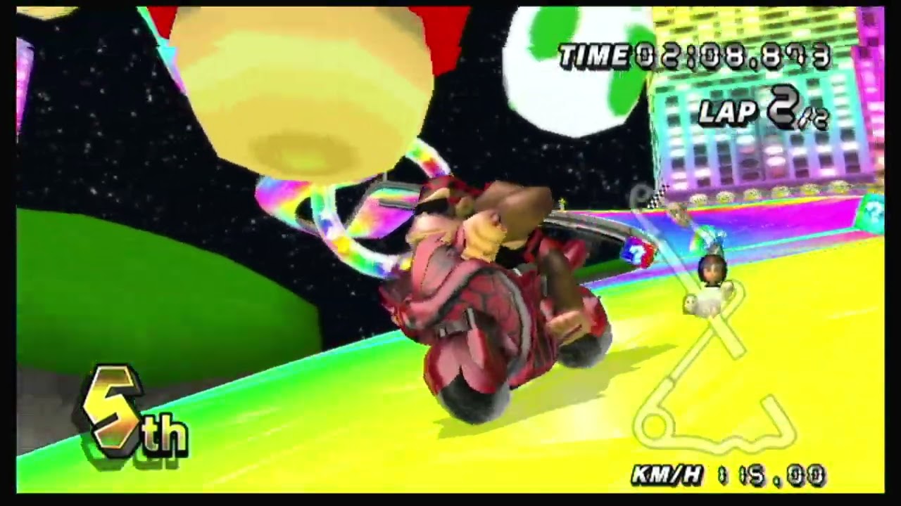 Getting absolutely destroyed in Mario Kart Wii Retro Rewing #7
