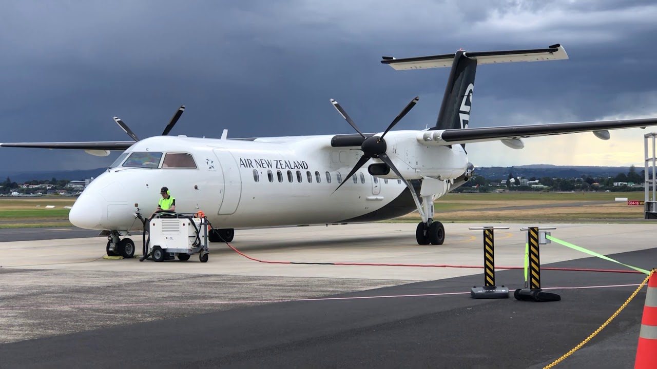 Air New Zealand Q300 ZK-NEC [FULL START UP]