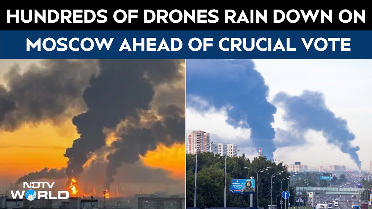 Russia-Ukraine War: Hundreds of Drones Target Moscow, Killing Two And Damaging Oil Refinery