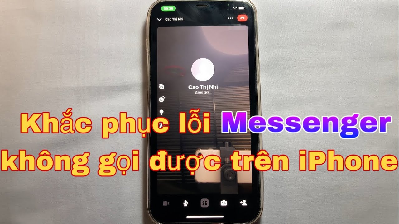 Cách khắc phục lỗi Messenger không gọi được trên điện thoại iPhone
