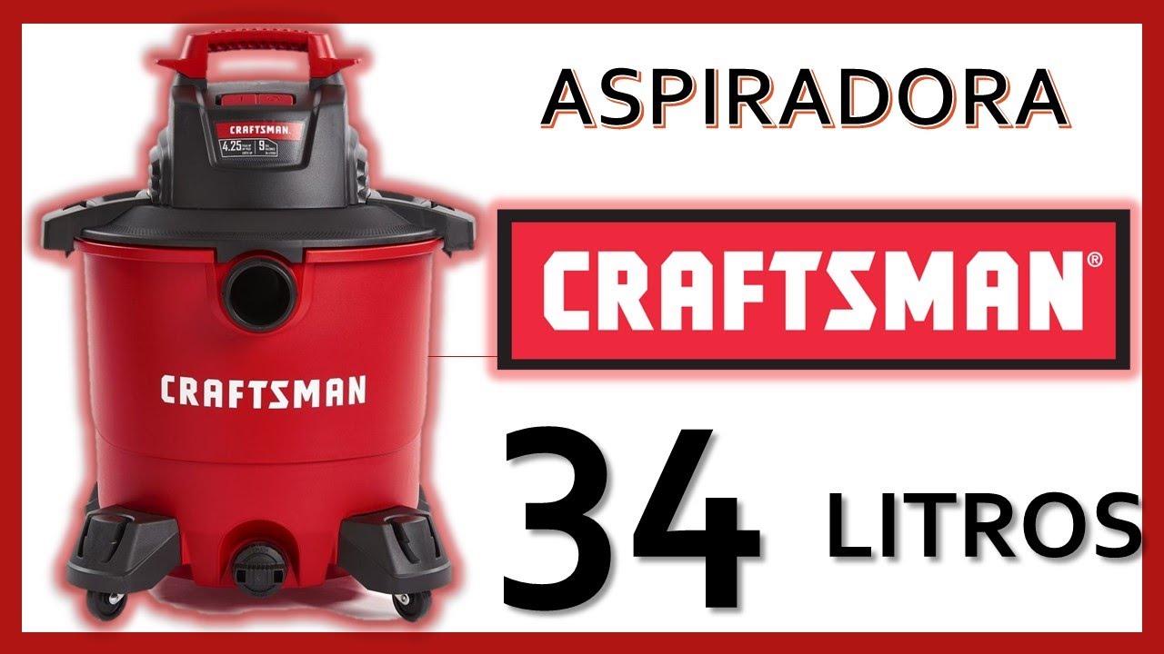 Aspiradora de uso RUDO CRAFTSMAN 9 Galones || Review