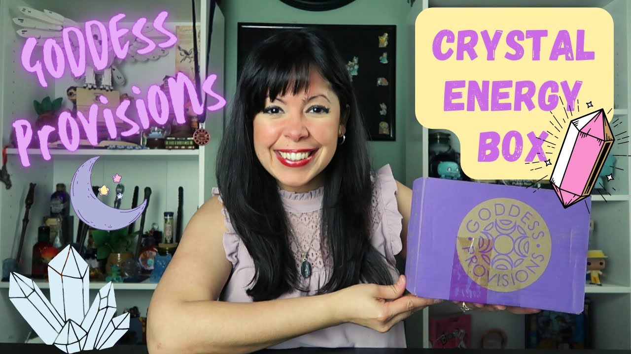GODDESS PROVISIONS | Crystal Energy Box | A Witchy Unboxing 💜🌙
