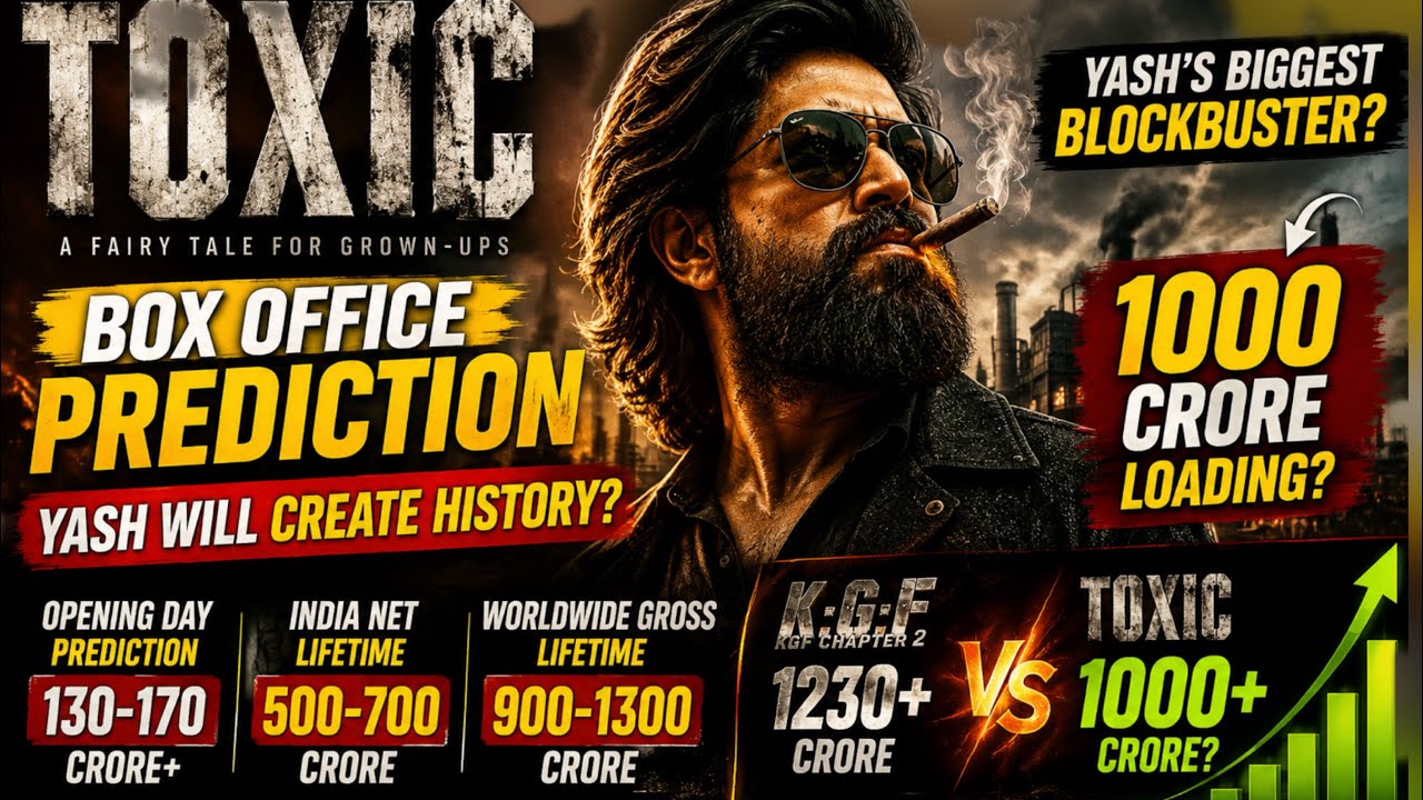     TOXIC BOX OFFICE PREDICTION 💥 Yash Will Create HISTORY? | Opening Day & Lifetime Collection