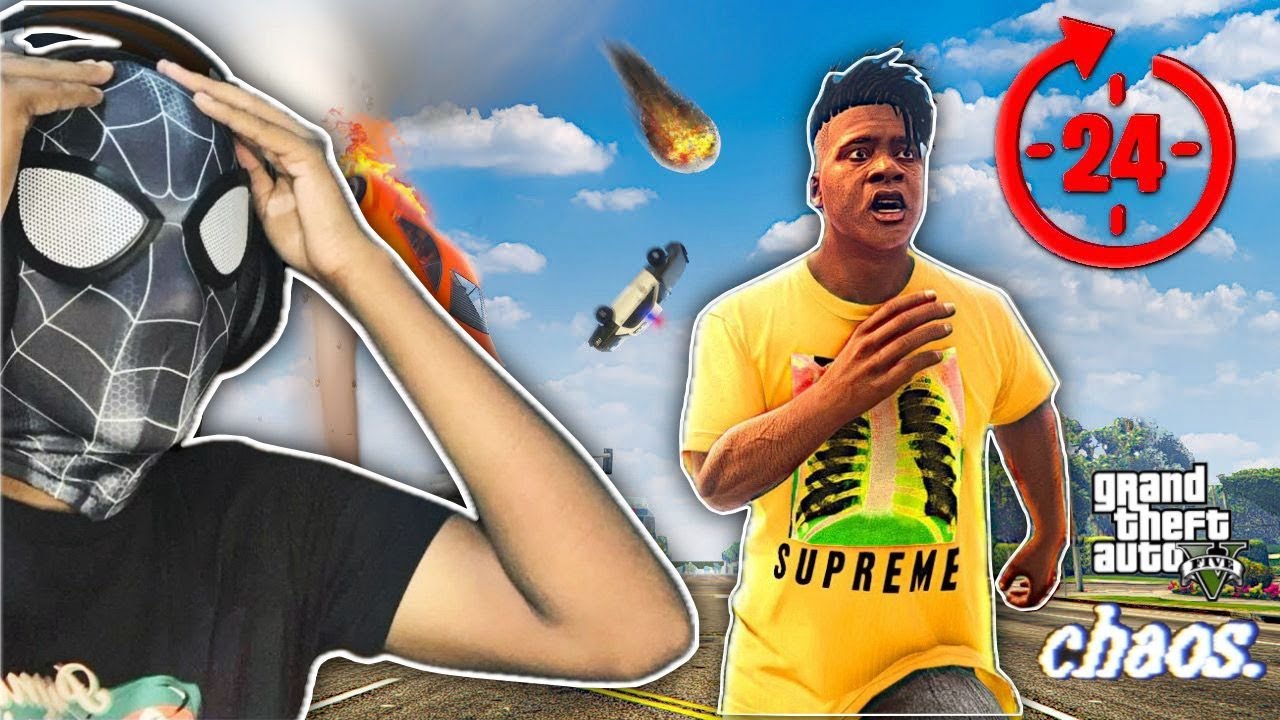 SURVIVE 20 MIN IN FULL CHAOS MODE | GTA 5 GAMEPLAY