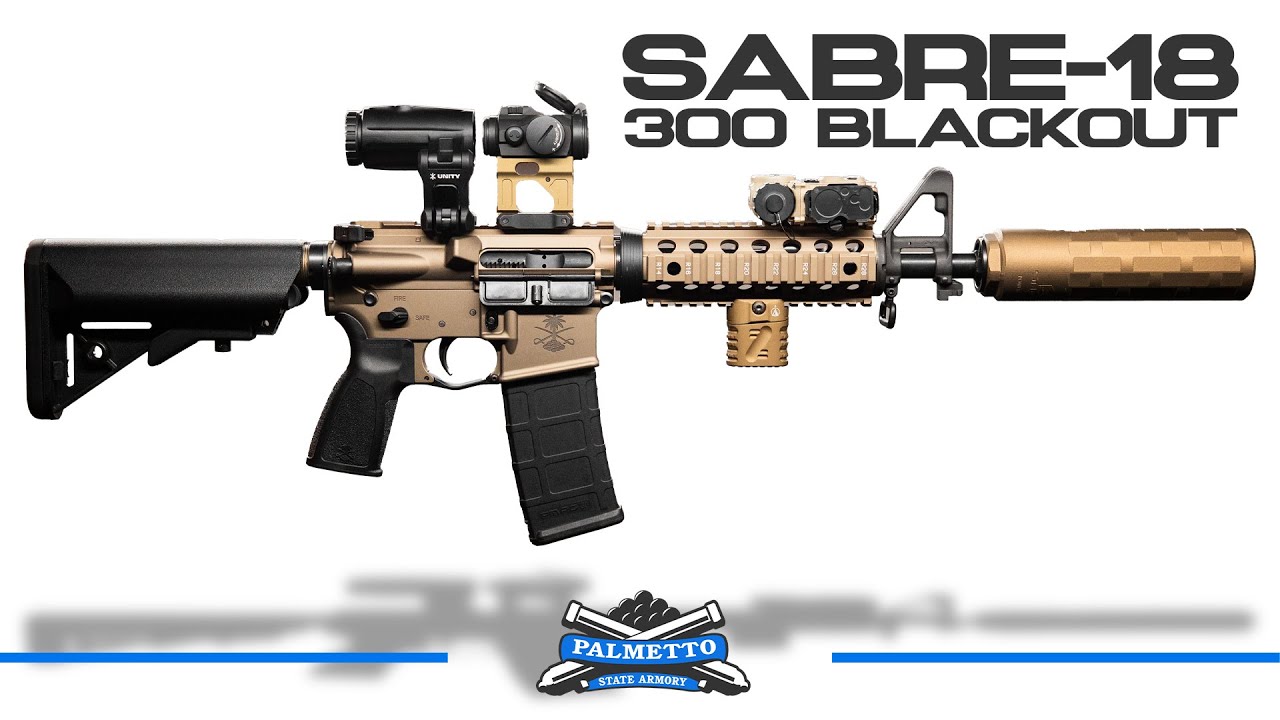 НОВИНКА | Sabre-18 300 Blackout - анодированное покрытие цвета FDE | Palmetto State Armory