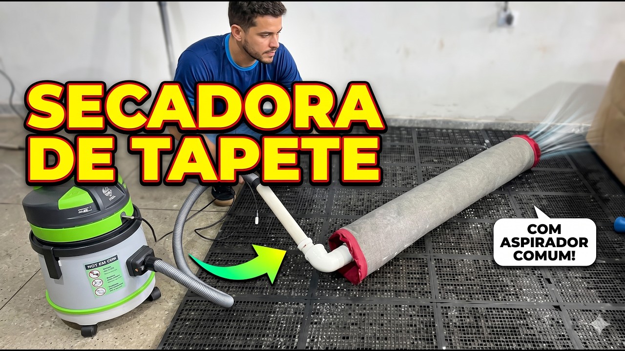SECADOR DE TAPETE DE CANO PVC