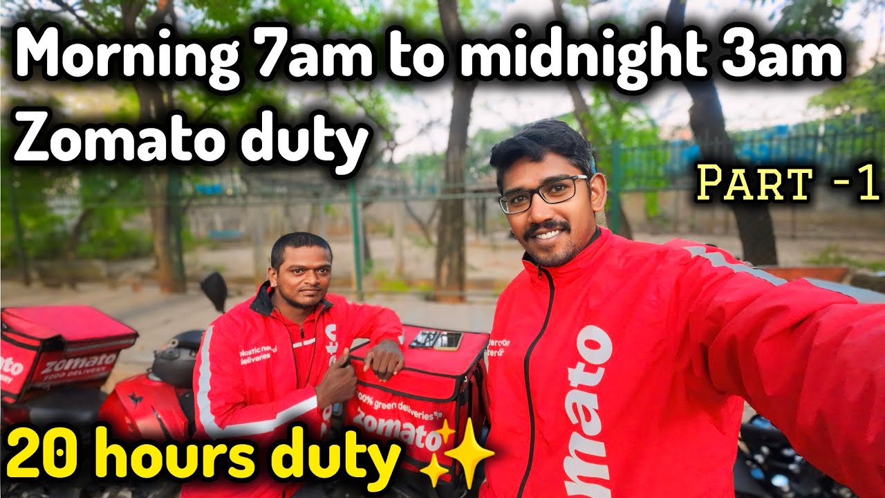 Zomato oneday 💵maximum earning 🤑 (part -1) ⏰20 hour's login edray estu 🤑earning madbodu??💲 #zomato
