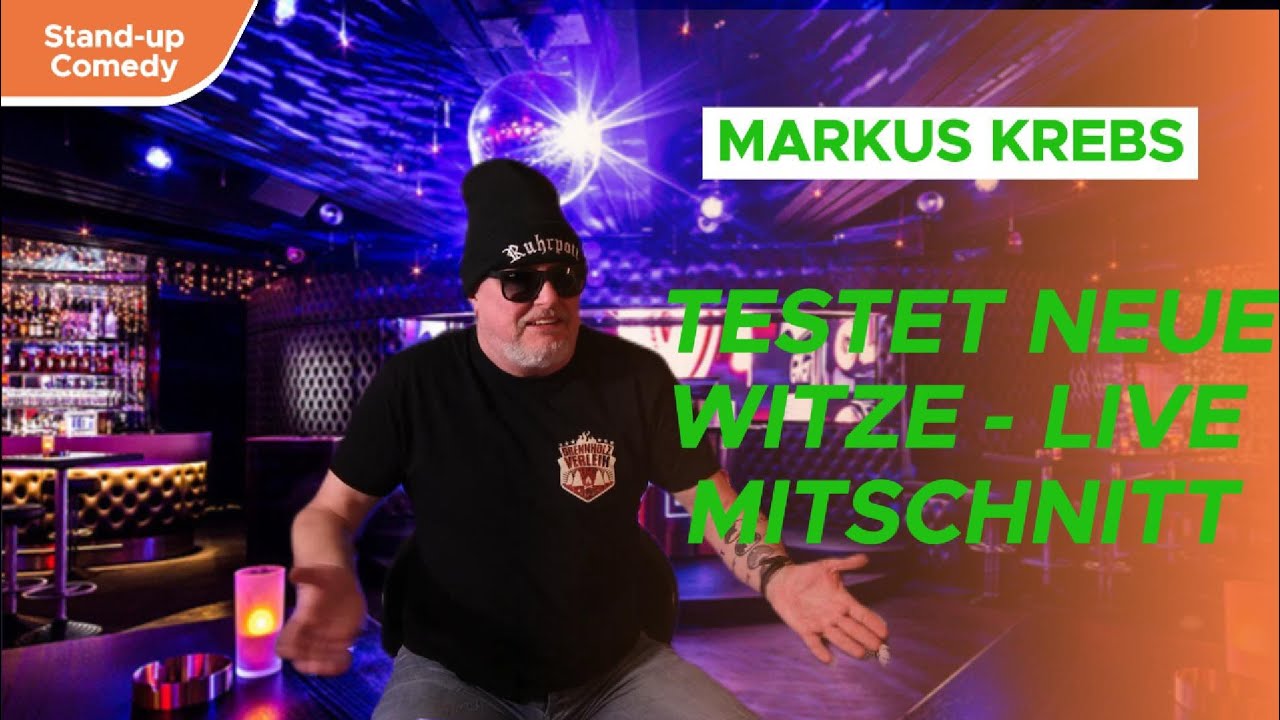 Markus Krebs - Standup comedy (Testet neu Witze) 🥳🤩🤩🤩 #humor #deutsch #funny 