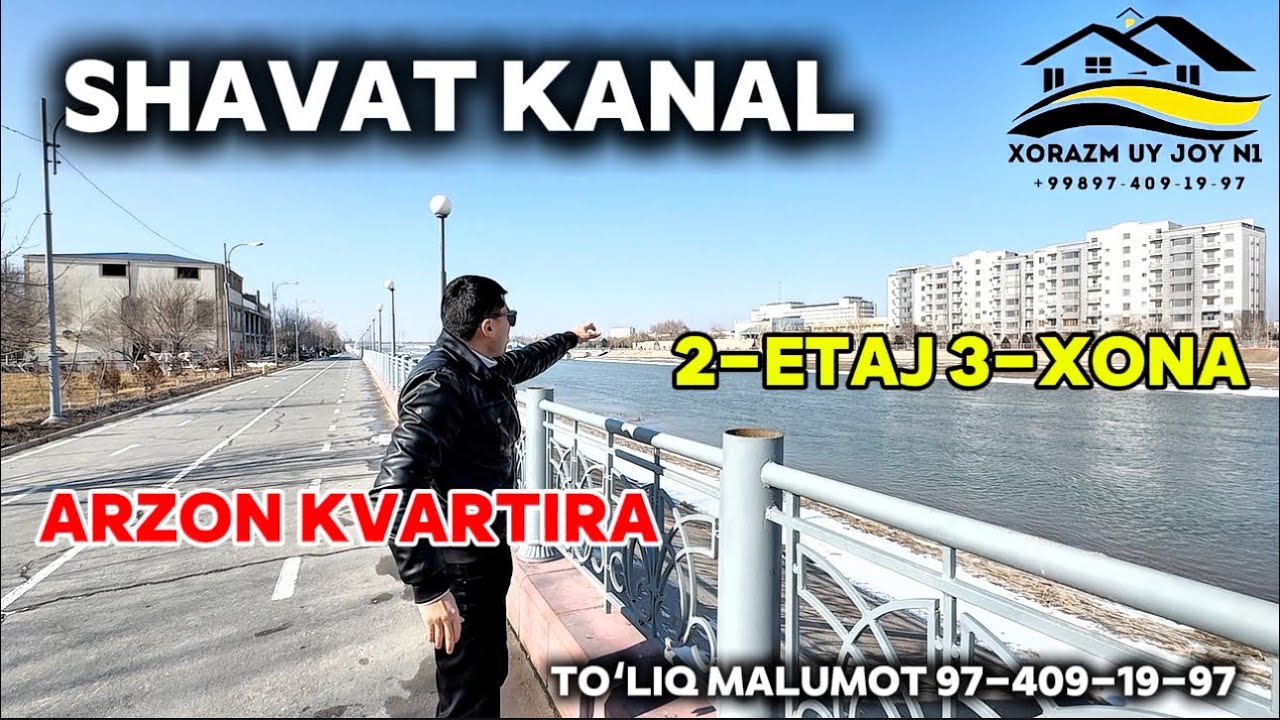 🔥SOTILDI🔥Urganch shaxar shavat kanal boyida 2-qavatida 3-xonali 73 kvadrat zudlik bn sotiladi narxi