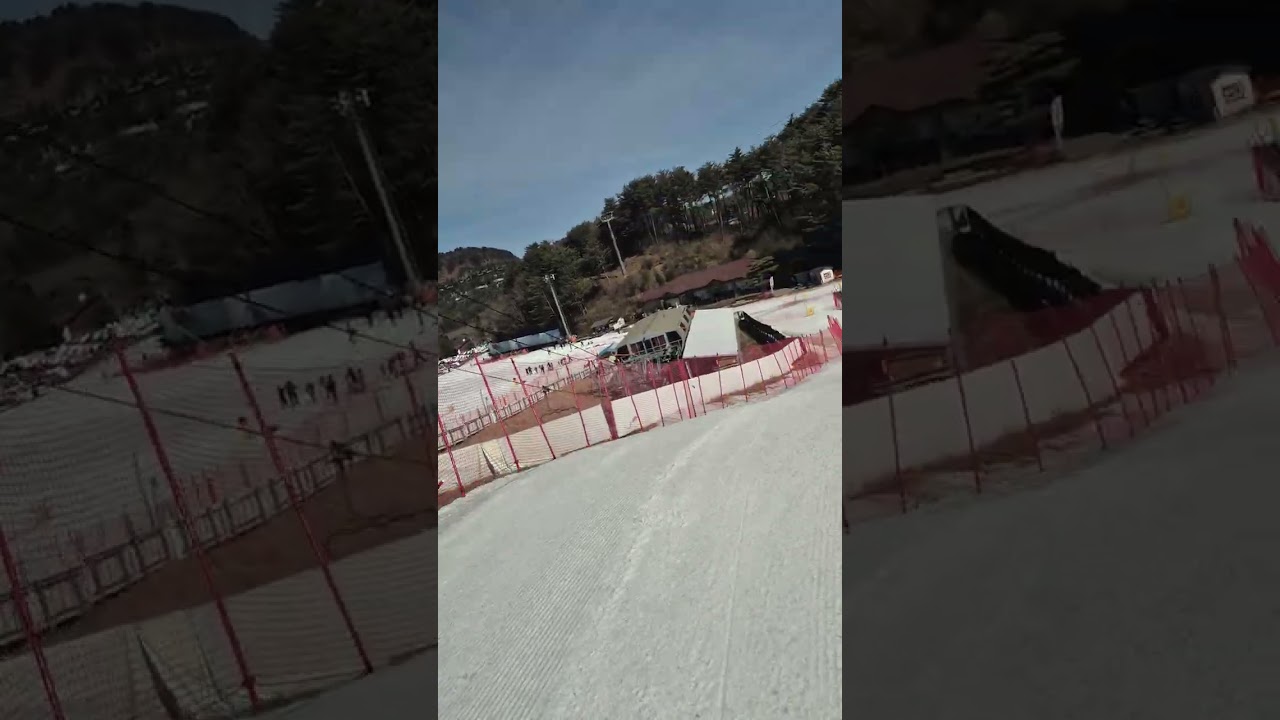 밀라노 스노우보드 금메달 기념 용평 첫 출격날 드래곤파크 도전^^ 1:03초 자빠짐ㅋ 2026.2.23 Monday 