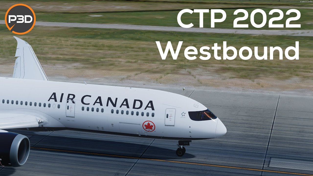 P3D V5.3 | Cross the pond 2022 Westbound | Amsterdam [EHAM] - Montreal [ CYUL] | Qualitywings 787