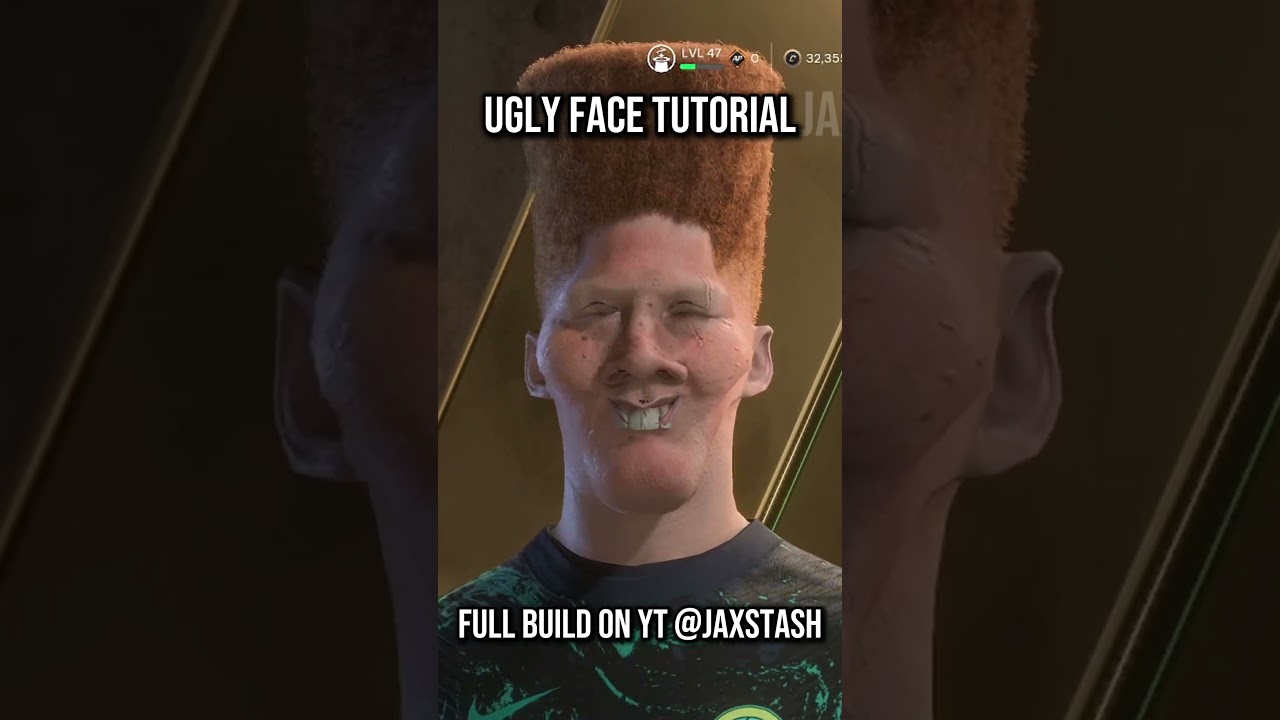 EA FC 26 | How to make a UGLY FACE | Pro Clubs & Career Mode Face Creation