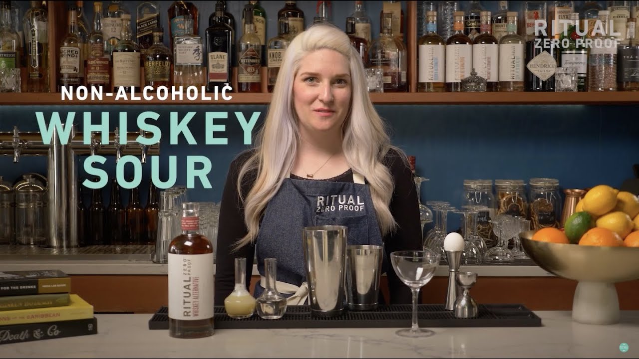 Non-Alcoholic Whiskey Sour: Non-Alcoholic Cocktail Recipes with Ritual Zero Proof