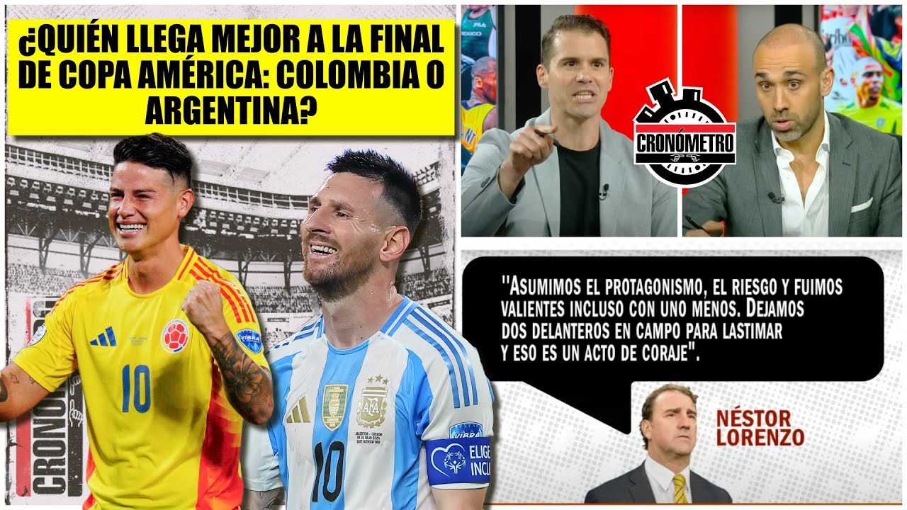 COLOMBIA MOSTRÓ CALIDAD. Mejor selección de COPA AMÉRICA, incluso más que ARGENTINA | Cronómetro