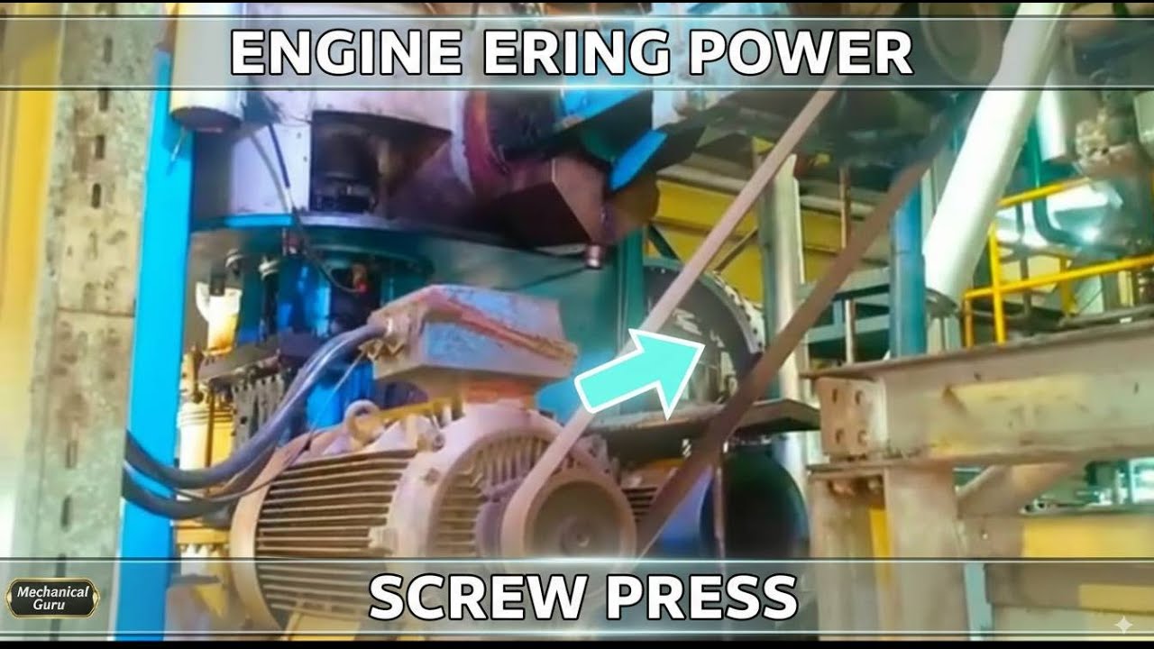 Discharge Screw Machine &mdash; Powerful Screw Press Working Demo | Mechanical Guru
