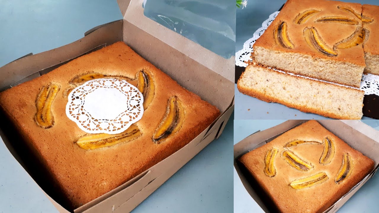 Resep Bolu Pisang|4 Telur|Anti gagal|Oven Tangkring