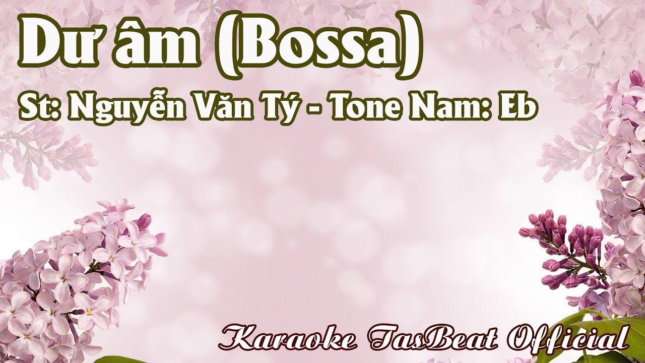 Karaoke Dư Âm (Bossa) Tone Nam | TAS BEAT