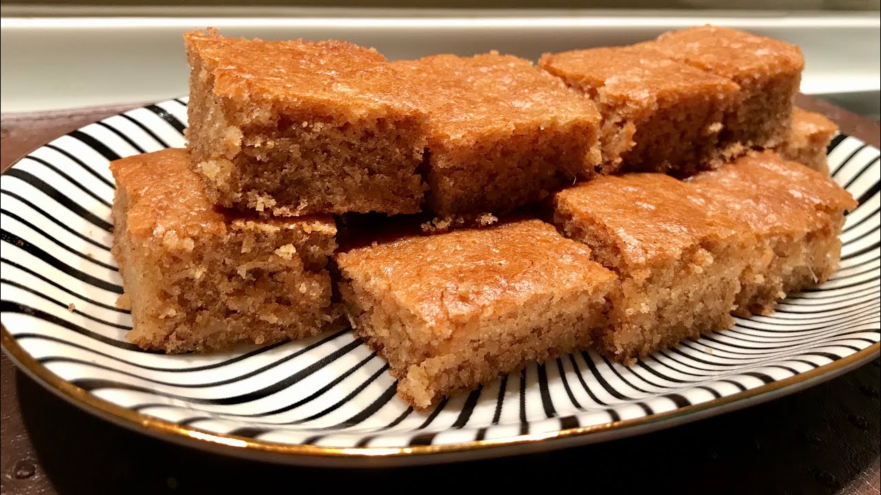 Eggless Whole Wheat Apple Cake