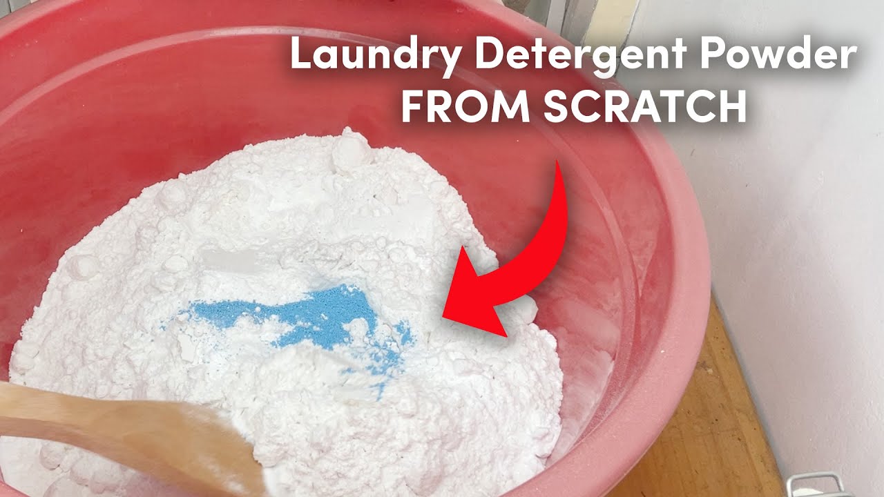 How To Make Laundry Detergent Powder From Scratch Tutorial