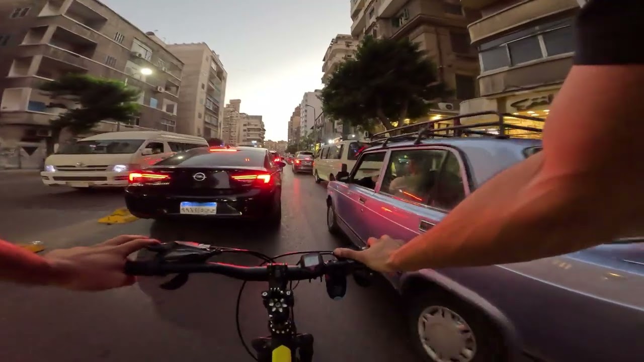 لفه بالعجلة في شوارع اسكندرية POV #cycle  #cycling