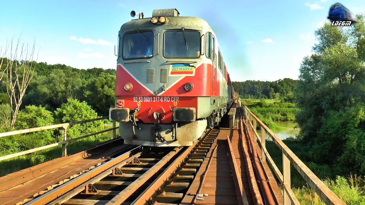 Trenuri Peste Râul Someș în Ciocmani 🚂🚆🚂 Trains Over Someș River in Ciocmani - 12 July 2022