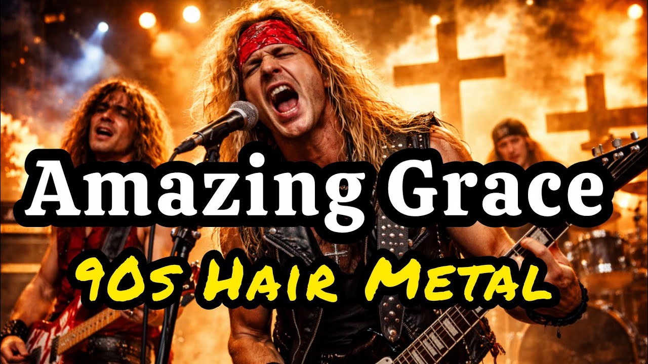 Amazing Grace | 90s Hair Metal Christian Rock Version