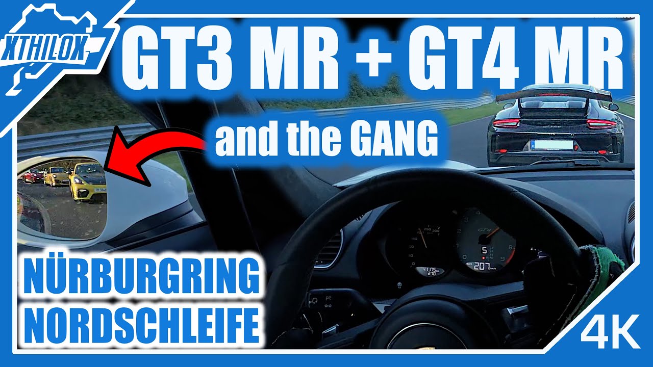 991.2 GT3 MR & 982 GT4 MR rockin the NÜRBURGRING NORDSCHLEIFE BTG [4K] POV