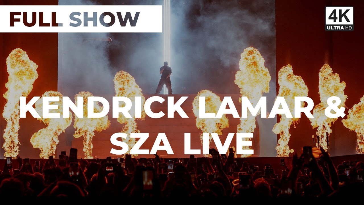 [Full Show 4K] Kendrick Lamar and SZA Live in Barcelona