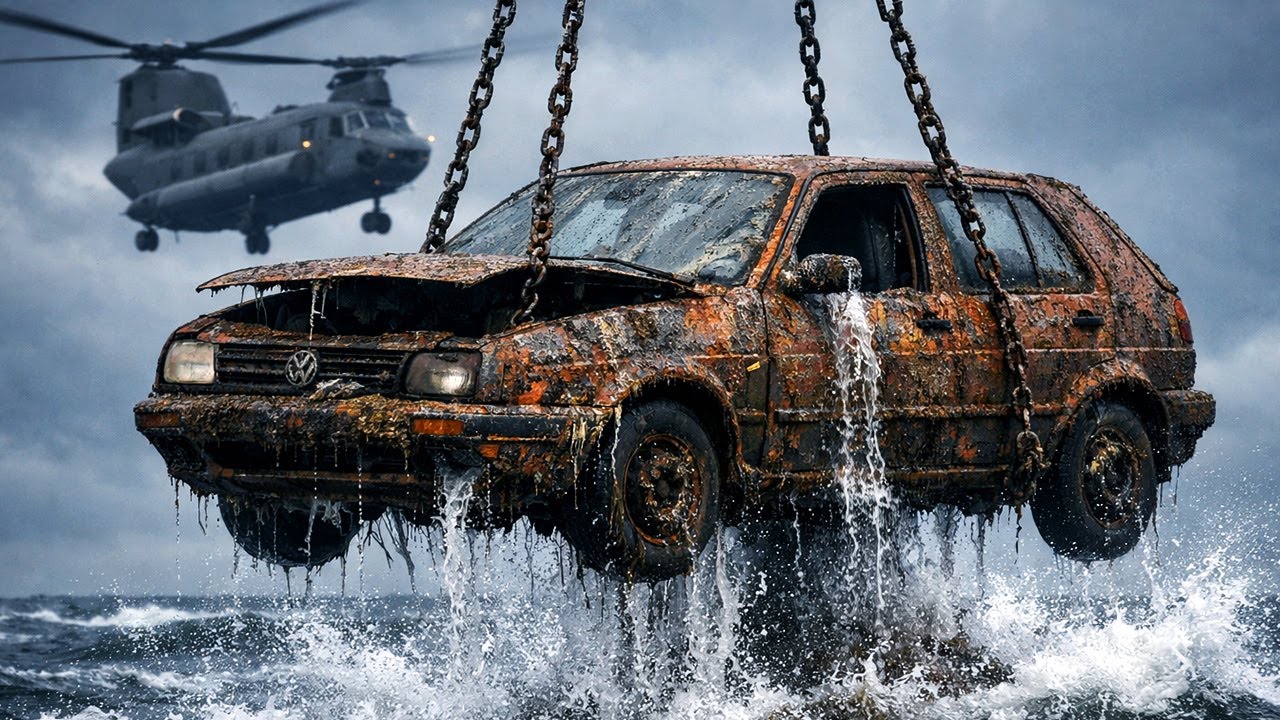 ASMR Car Restoration! Full Restoration 1990 VW Golf Abandoned to New from Ocean
