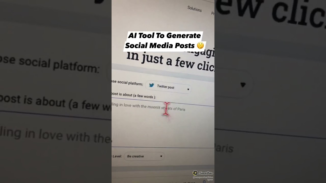 AI to generate social media posts #socialmedia #posts #ai